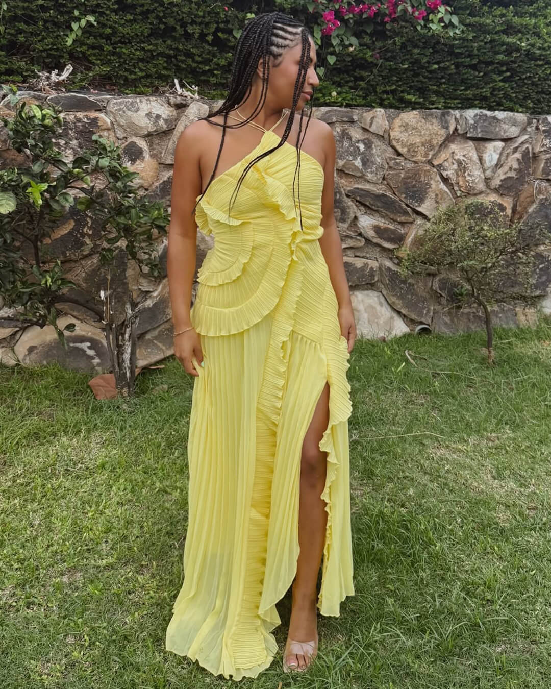 Beatrice Halter A-Line Evening Gown