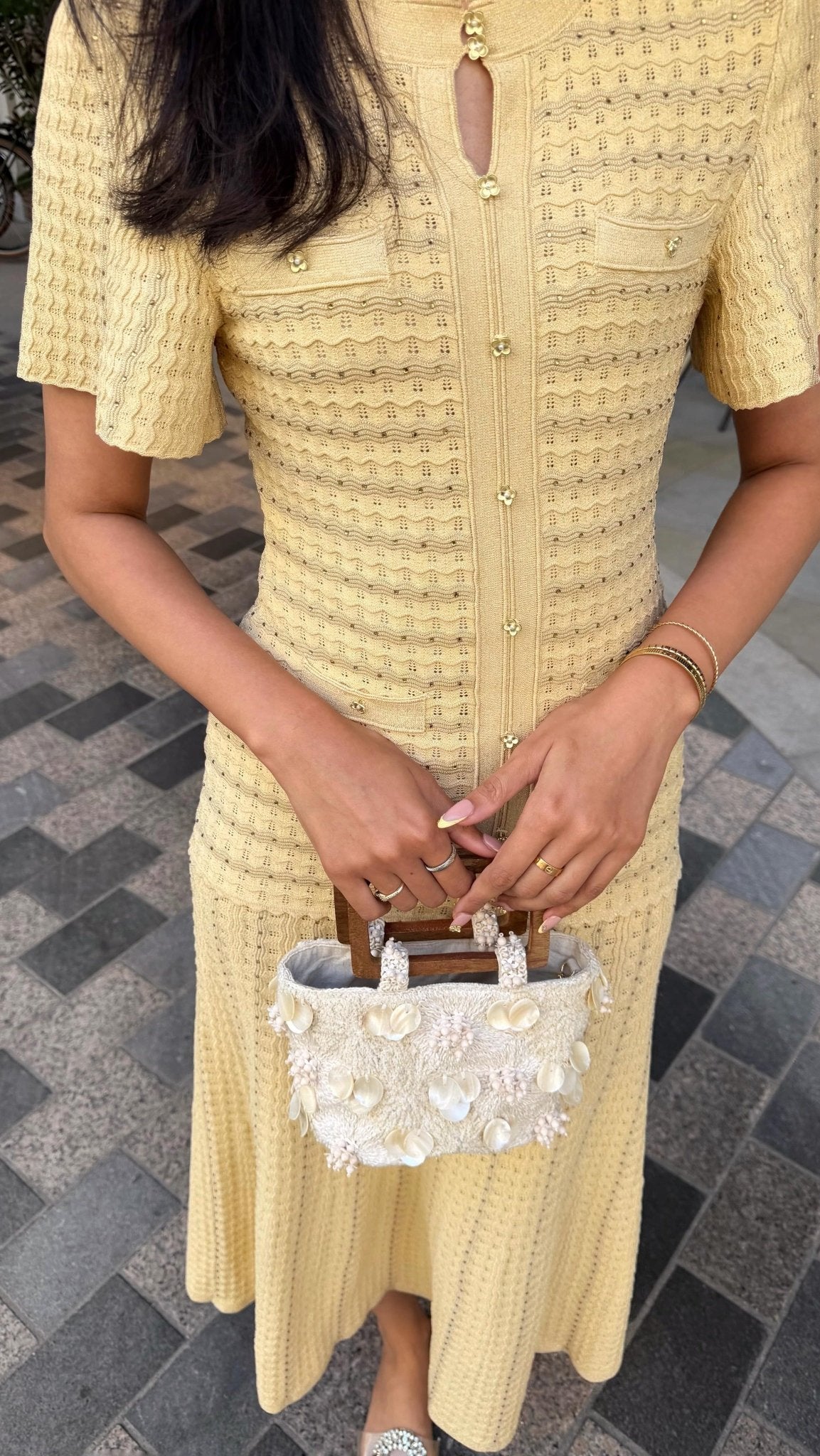 Beatrice Sequin Knit Maxi Dress
