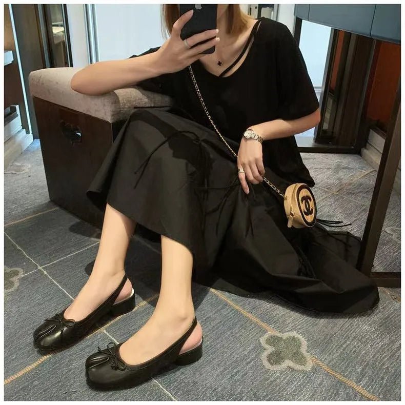 Beatrice Split-Toe Ballet Mary Jane Heels