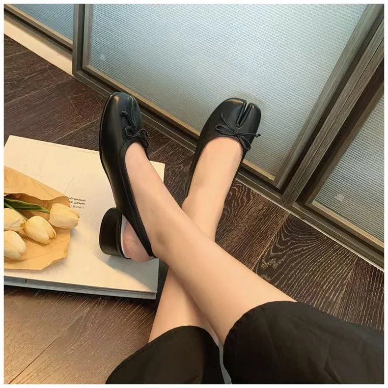 Beatrice Split-Toe Ballet Mary Jane Heels
