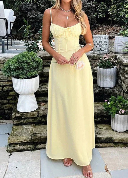 Bianca Corset Bodice Maxi Dress