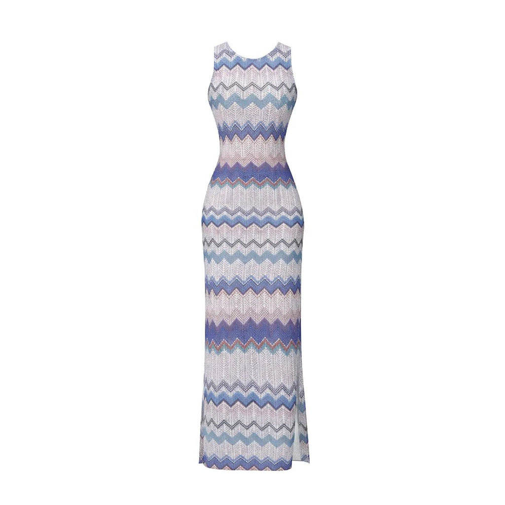 Bianca Crochet Split Cover-Up Dress