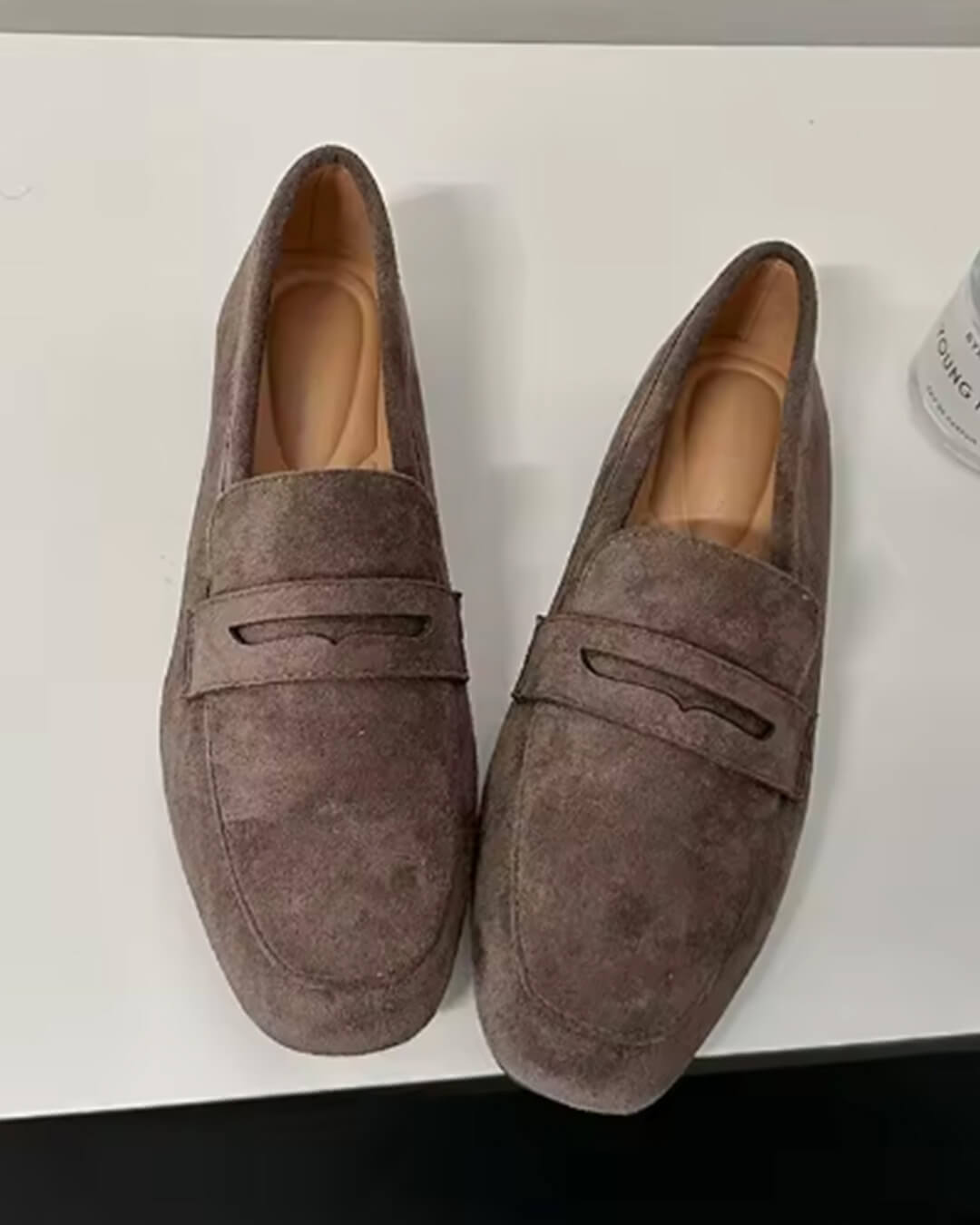 Bianca Suede Slip-On Loafers