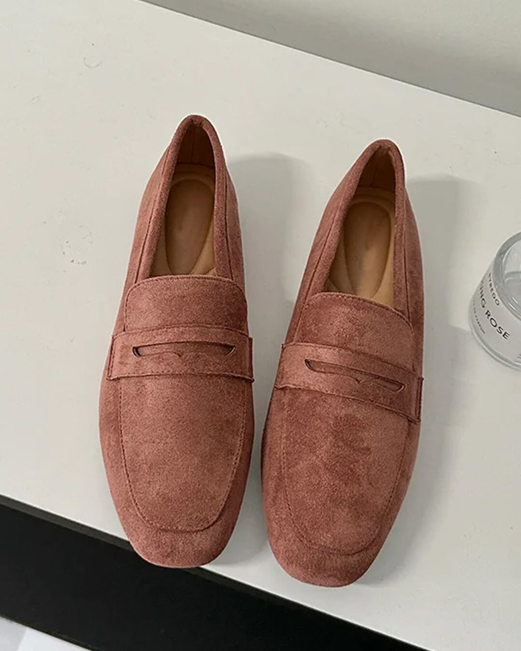 Bianca Suede Slip-On Loafers