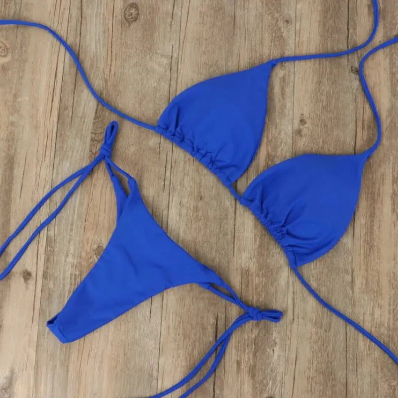 Elegant Collection | High Waisted Bikini Set with Golden Shine | Luxurious Swimwear for Women