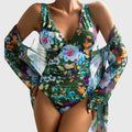 Elegant Swimwear | Women's High-Waisted Bikini Set with Adjustable Straps | Quick-Dry Fabric for Comfort