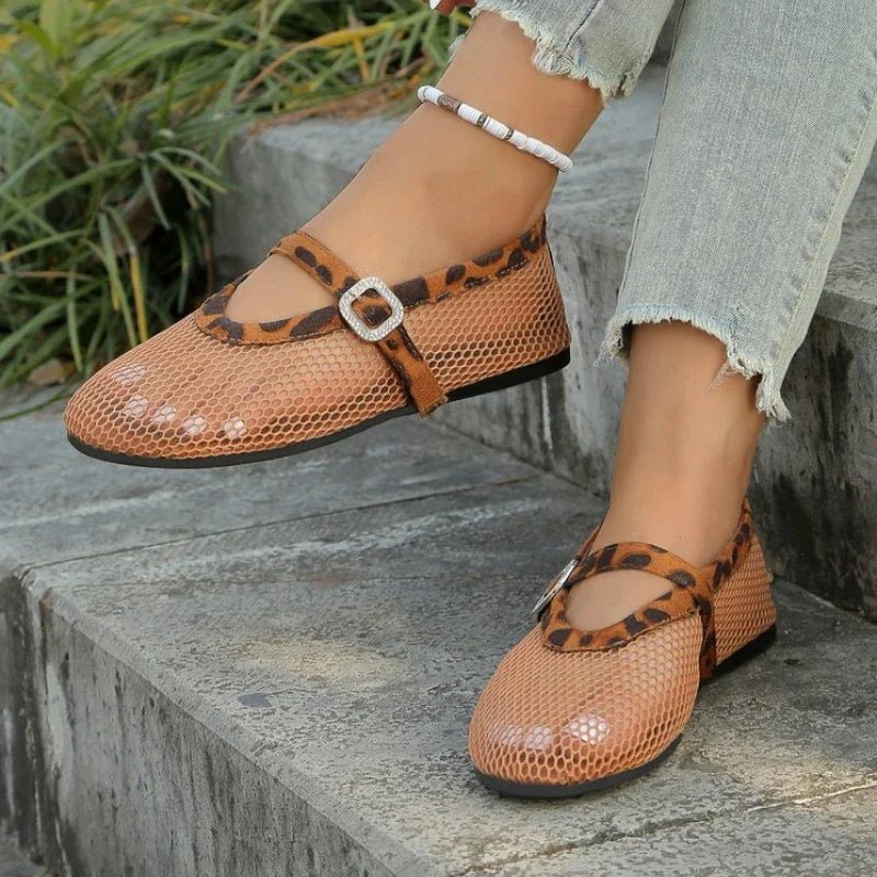 Elena Round-Toe Ballet Flats