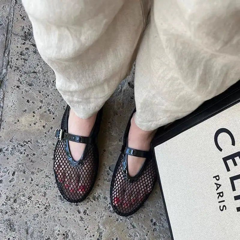 Hadley Mesh Ballet Flats