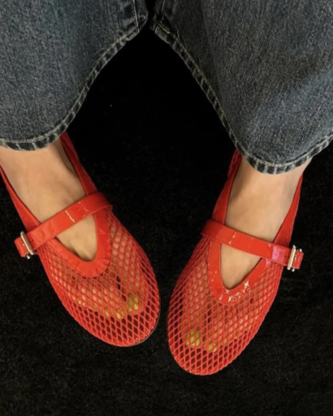 Hadley Mesh Ballet Flats
