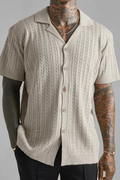 Jacquard Top Women Round Neck Summer Casual
