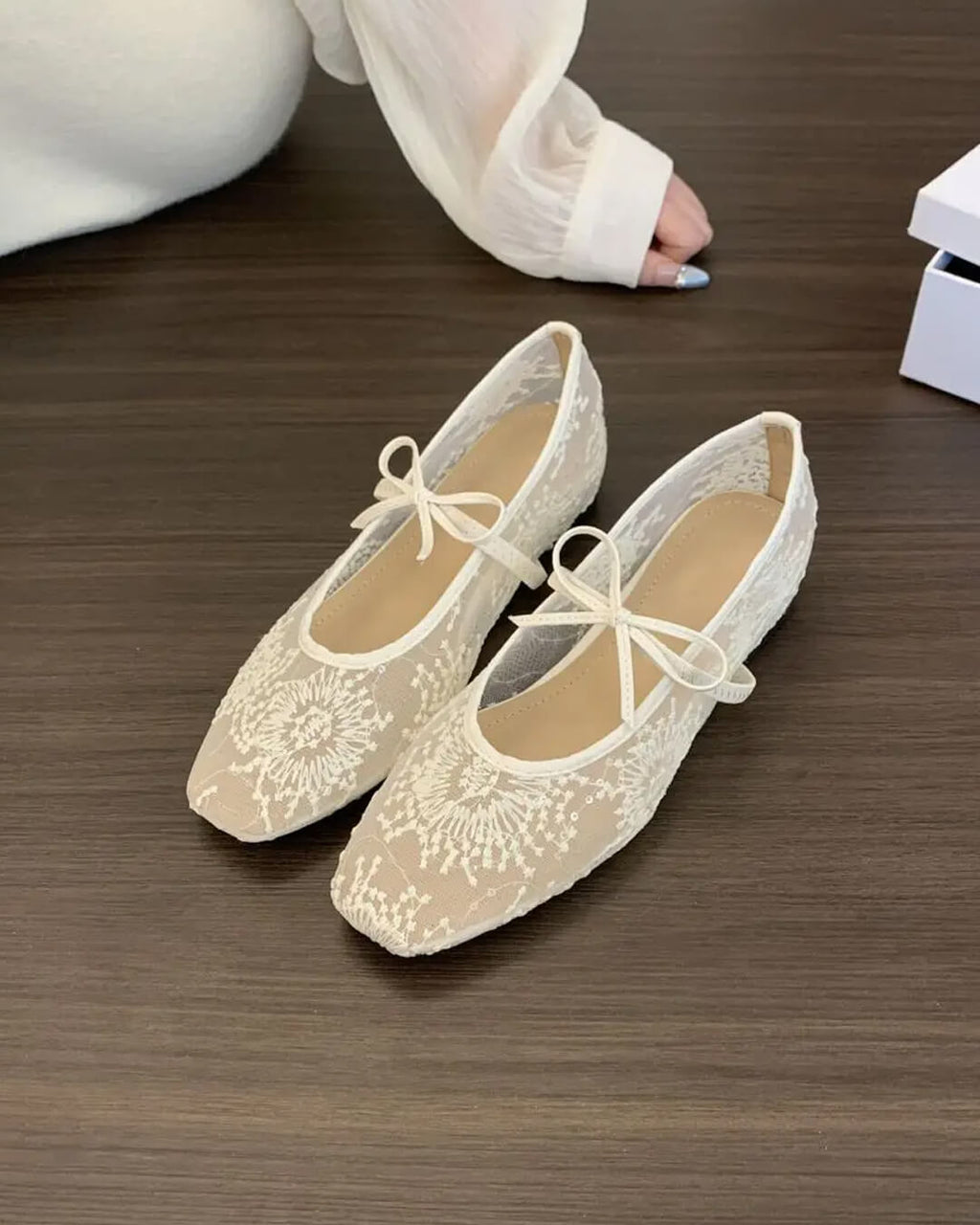 Joan Mesh Ballet Flats