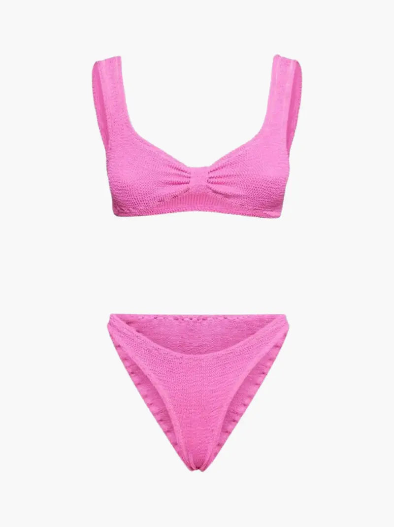 Lilac Women's Swimsuit | Two-Piece Bathing Suit with Flattering Fit | Elegant Swimwear for Stylish Pool Days
