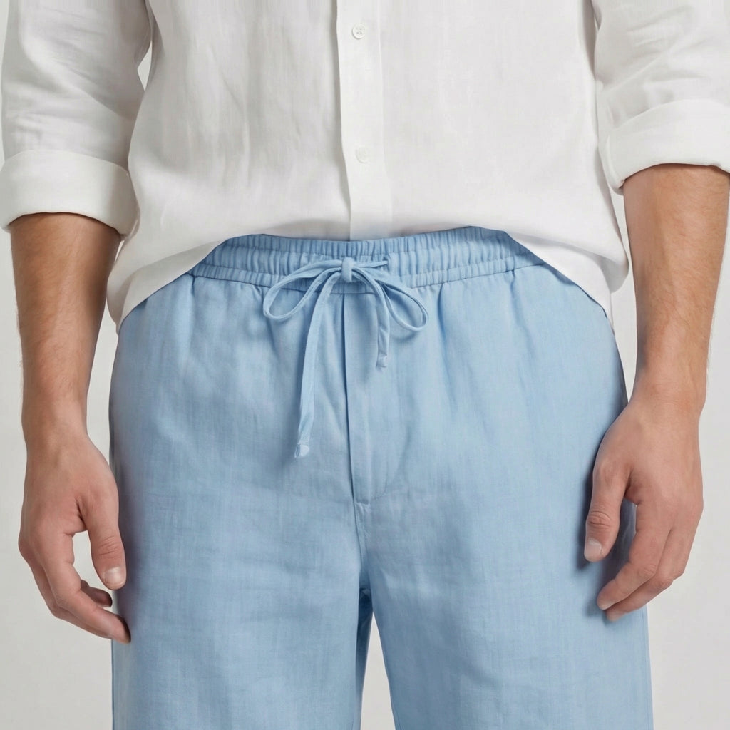 Men's Bermuda Shorts Elastic Waist Casual Summer