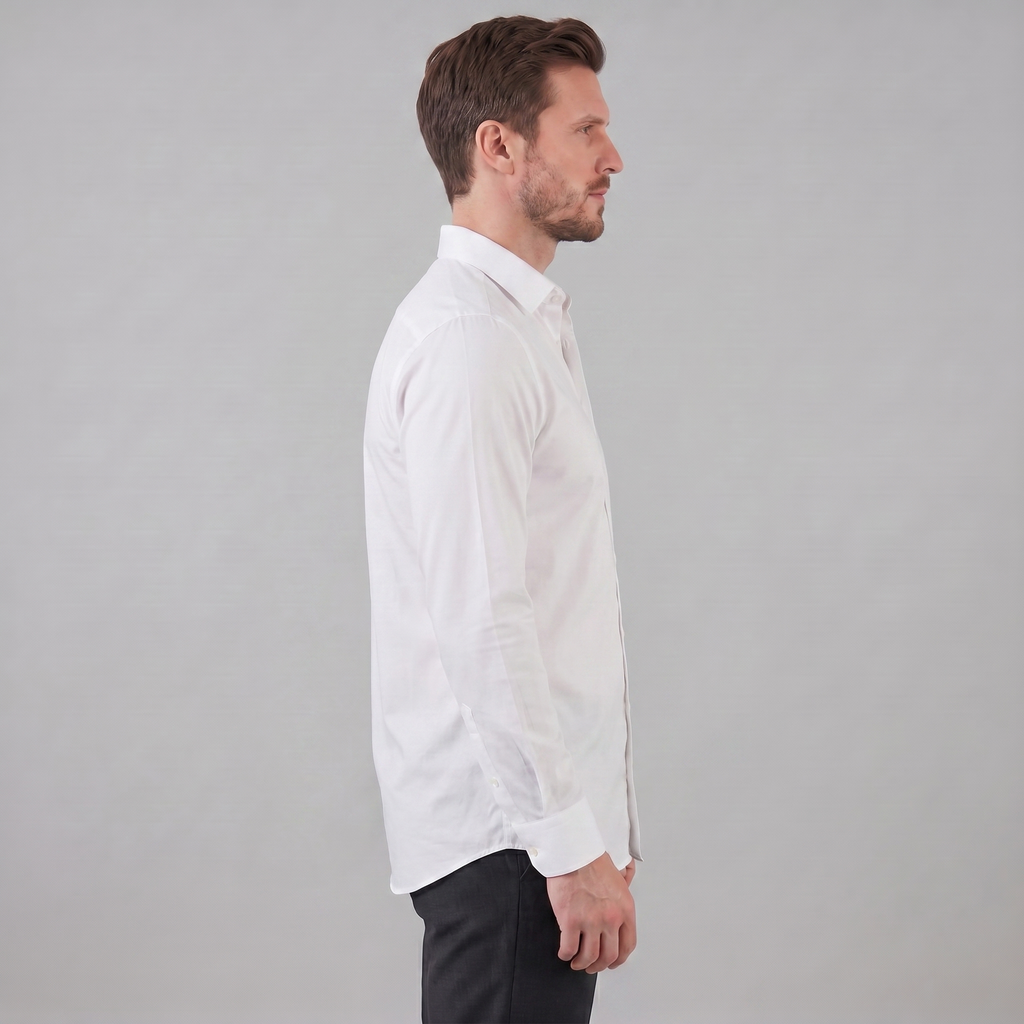 Men's Dress Shirt Slim Fit Long Sleeves Formal