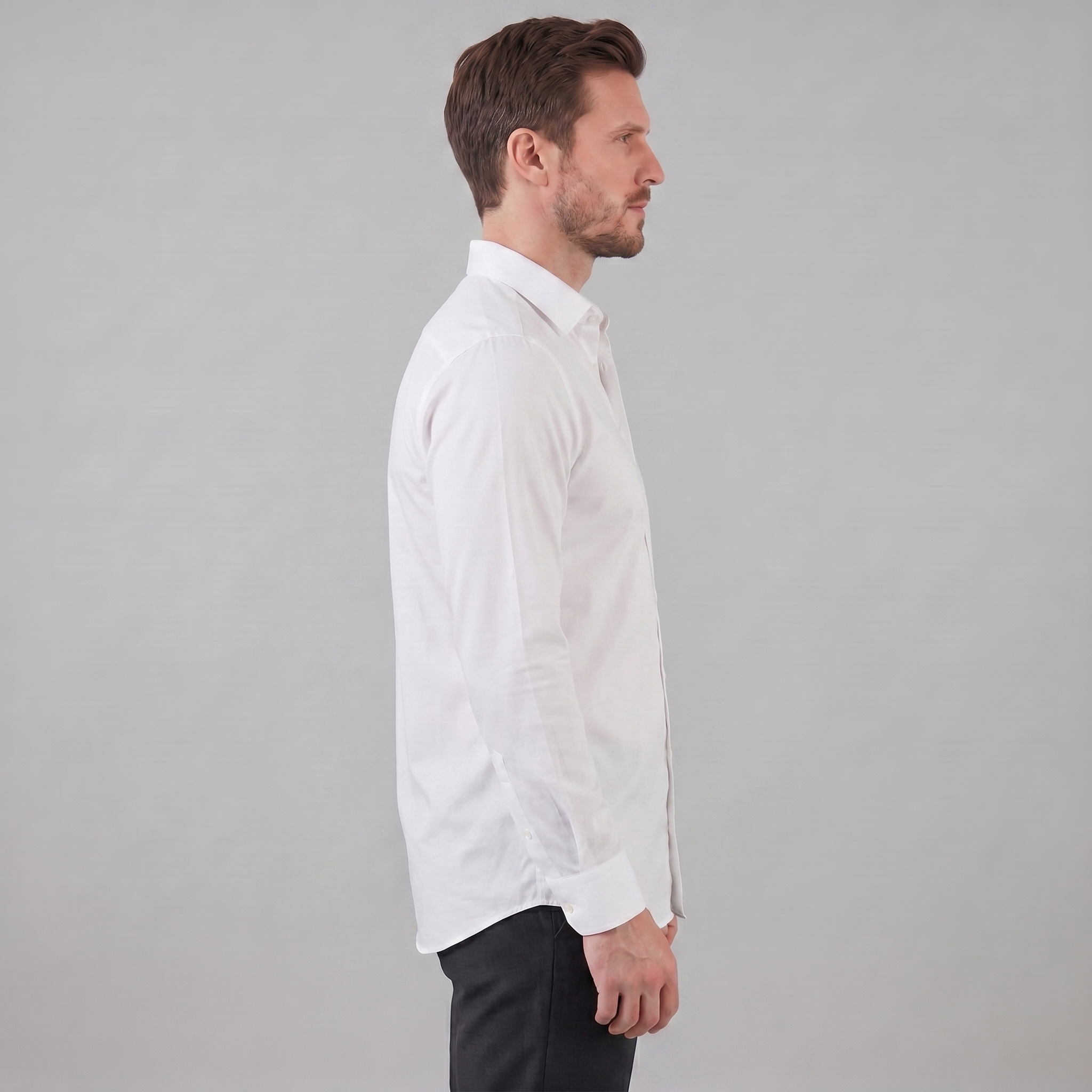 Men's Dress Shirt Slim Fit Long Sleeves Formal