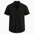 Men's Linen Shirt Classic Long Sleeves Casual Summer