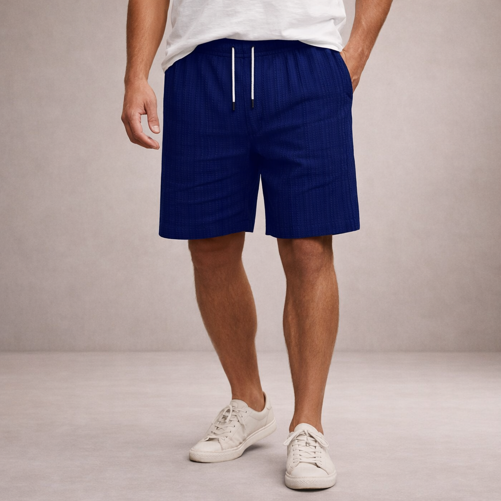 Men's Linen Shorts Regular Fit Breathable Summer Casual