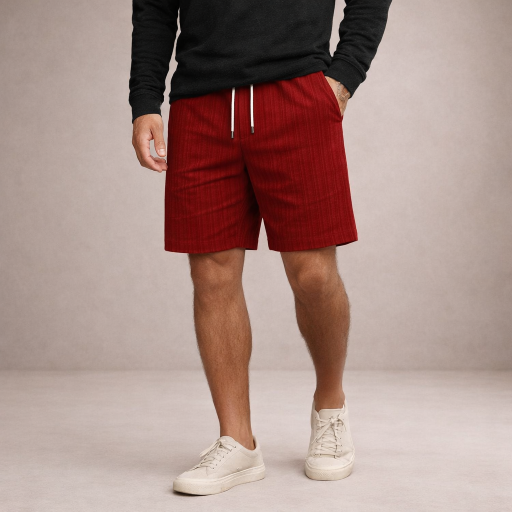 Men's Linen Shorts Regular Fit Breathable Summer Casual