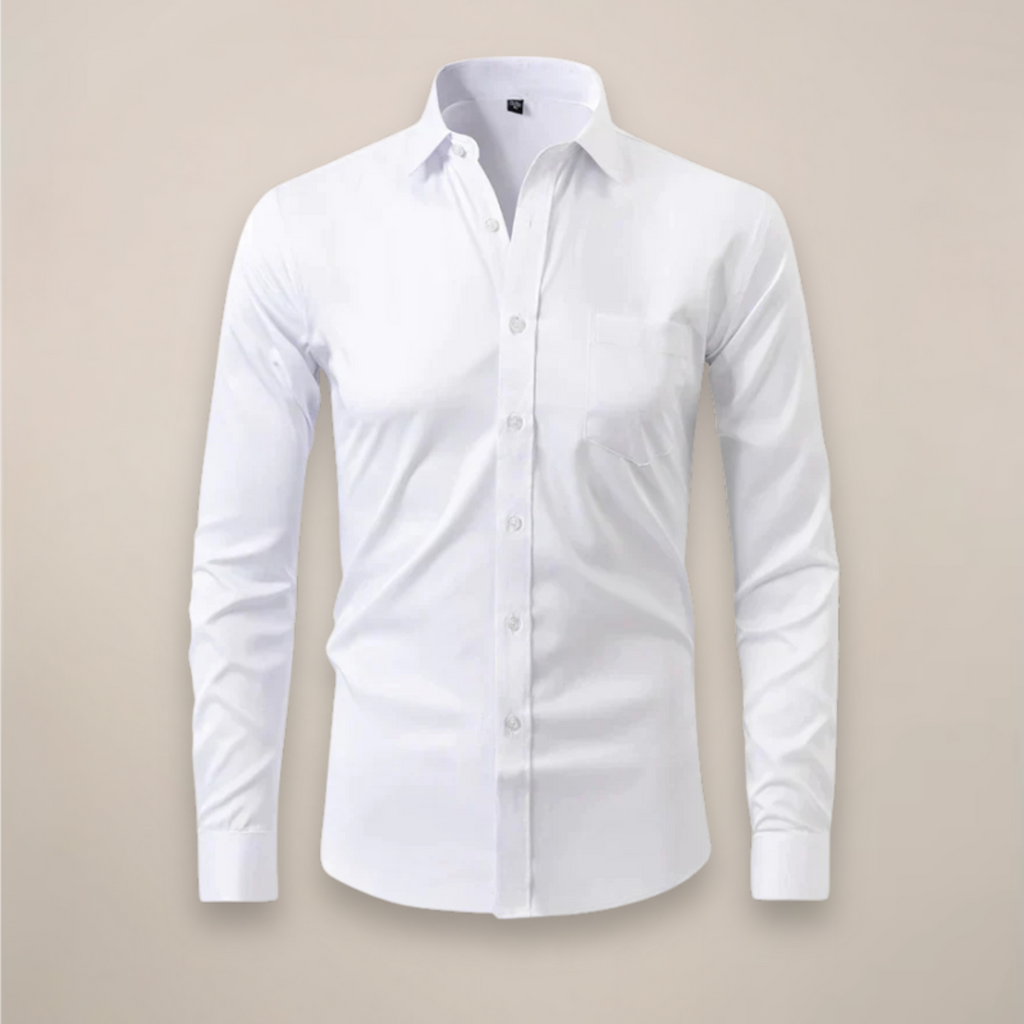 Men's Shirt Long Sleeves Structured Fit Wrinkle-Free