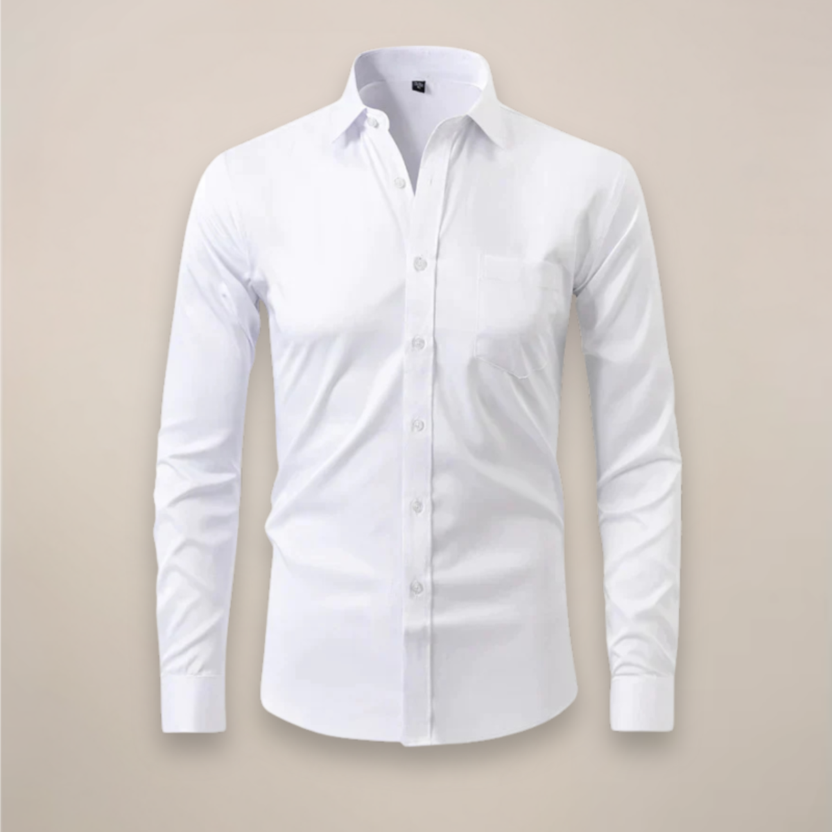 Men's Shirt Long Sleeves Structured Fit Wrinkle-Free