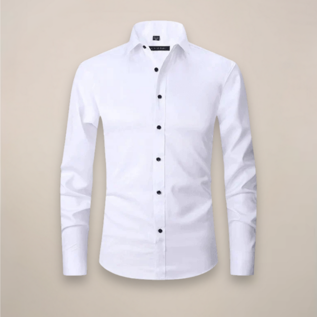 Men's Shirt Long Sleeves Structured Fit Wrinkle-Free