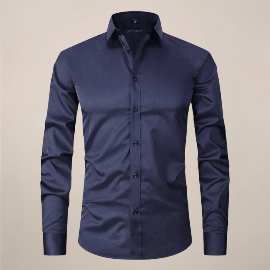 Men's Shirt Long Sleeves Structured Fit Wrinkle-Free