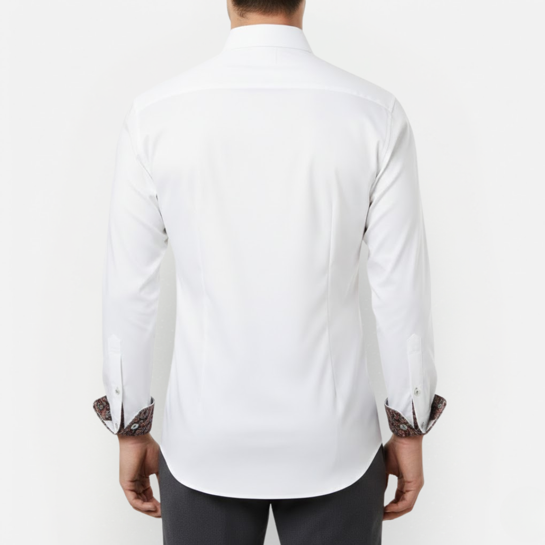 Men's Shirt Paisley Print Long Sleeves Casual