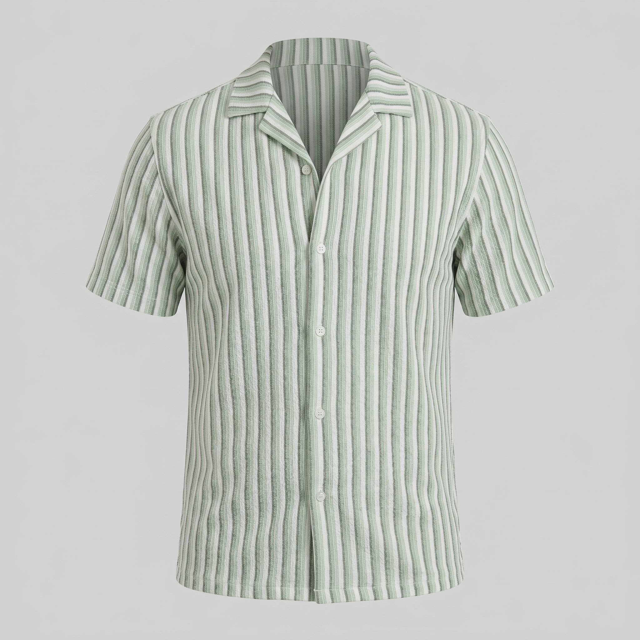 Men's Shirt Vertical Stripes Resort Casual Summer
