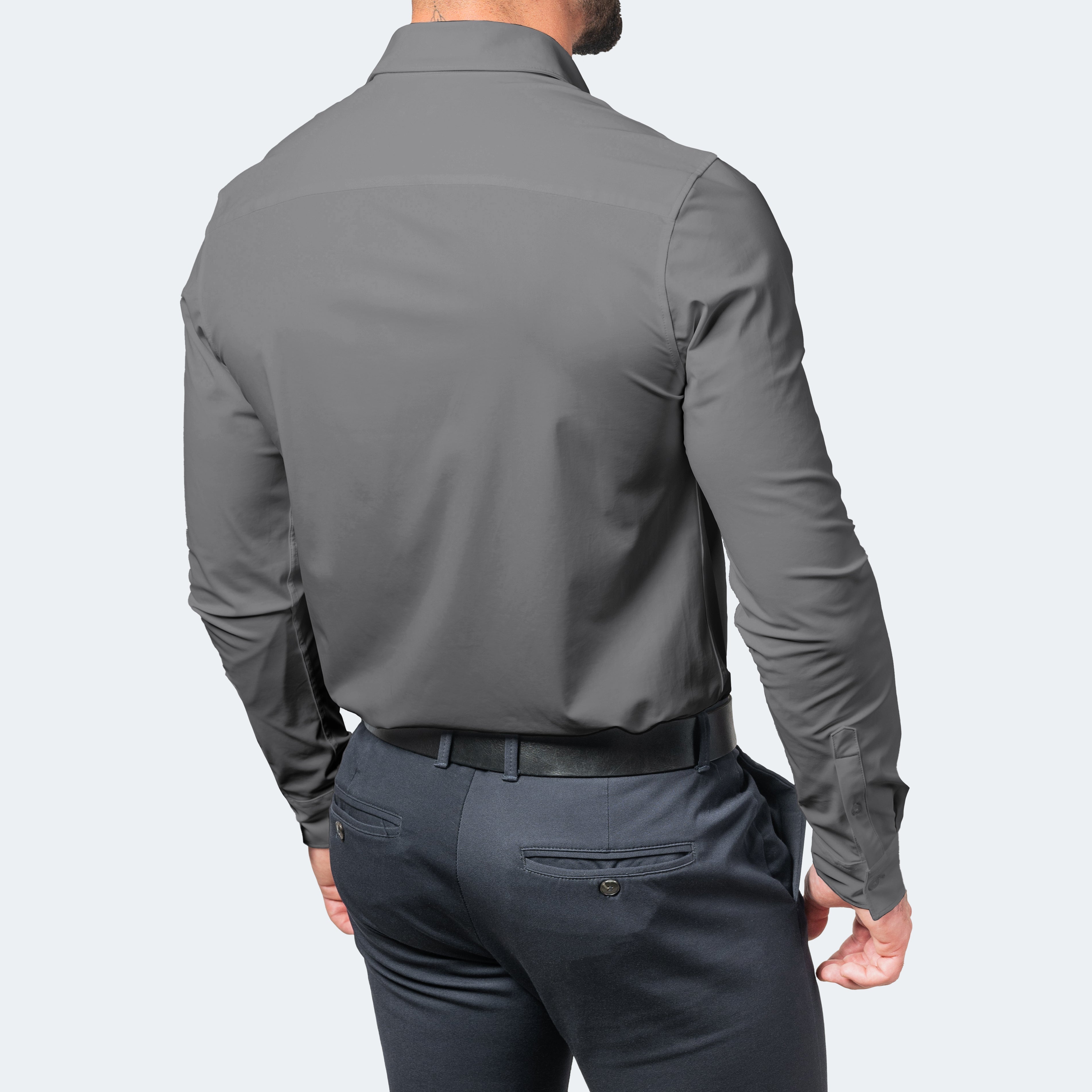 Men's White Shirt - Extreme Stretch & Wrinkle-Free