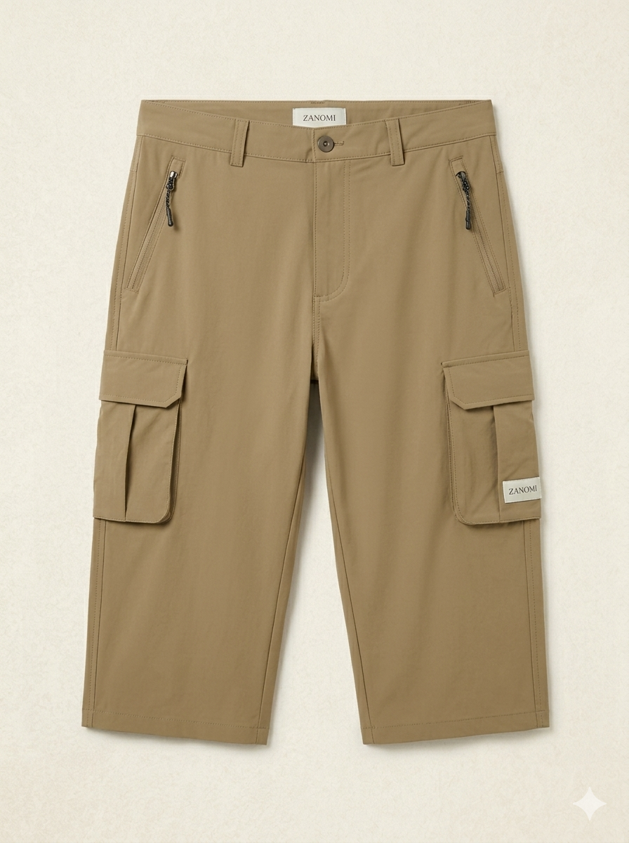 Quick-Drying Cargo Shorts for Active Men with Multiple Pockets