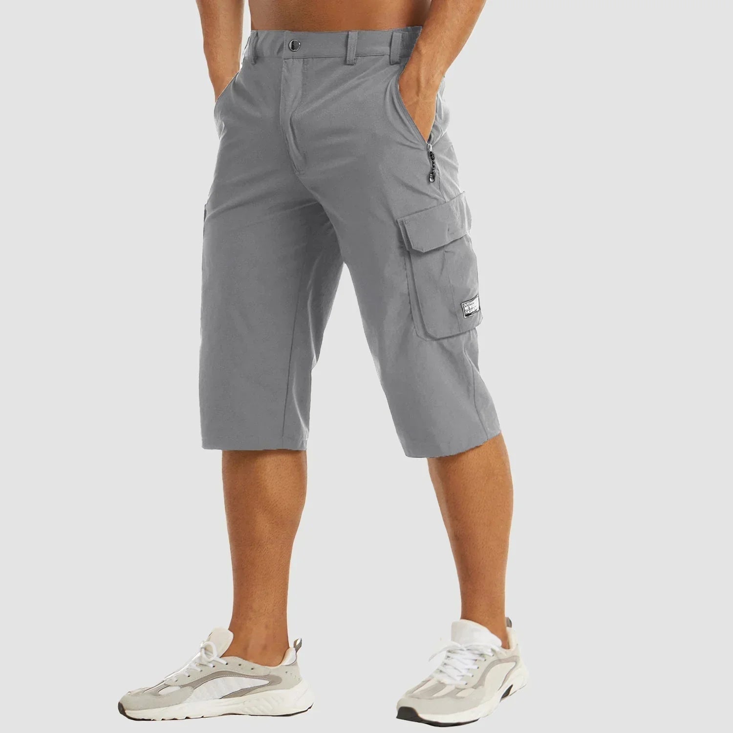 Quick-Drying Cargo Shorts for Active Men with Multiple Pockets