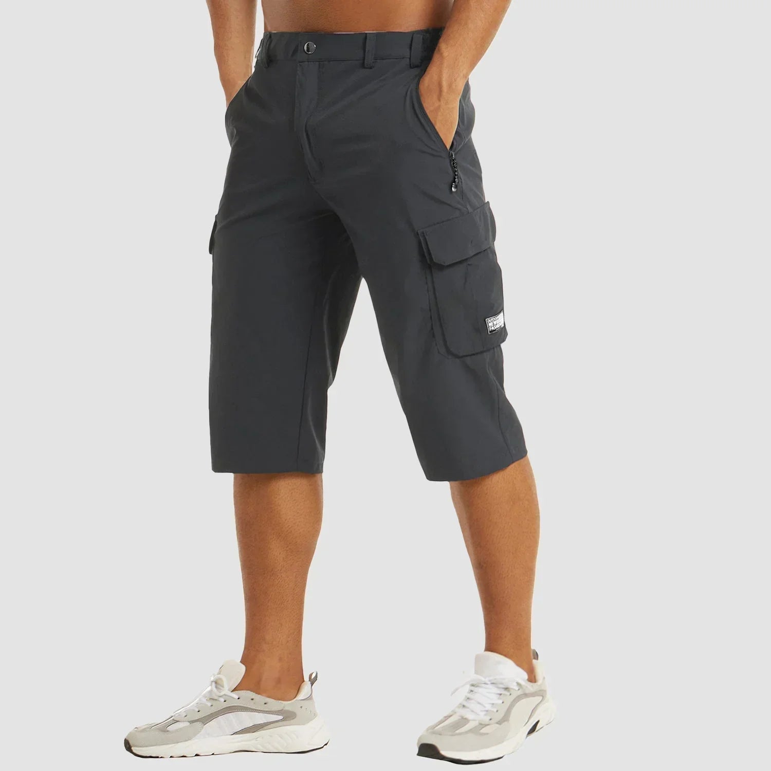 Quick-Drying Cargo Shorts for Active Men with Multiple Pockets