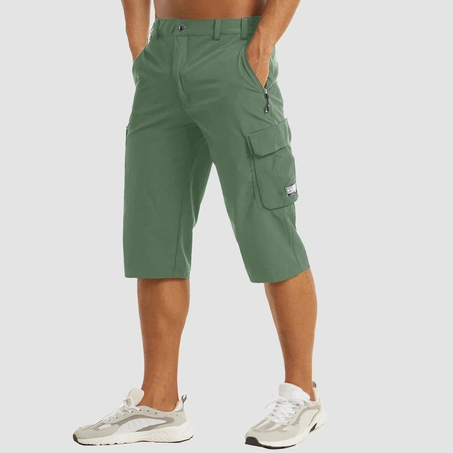 Quick-Drying Cargo Shorts for Active Men with Multiple Pockets