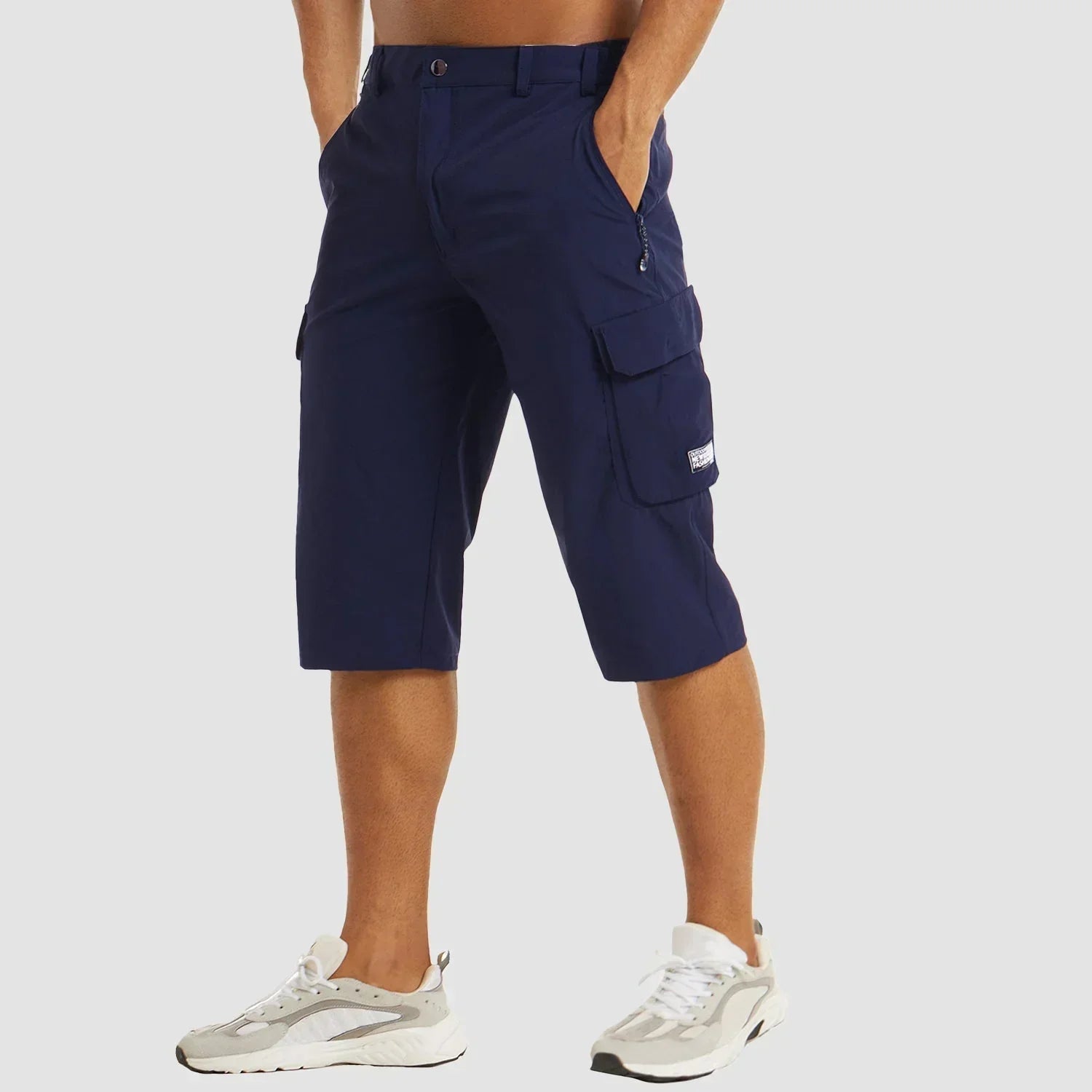 Quick-Drying Cargo Shorts for Active Men with Multiple Pockets