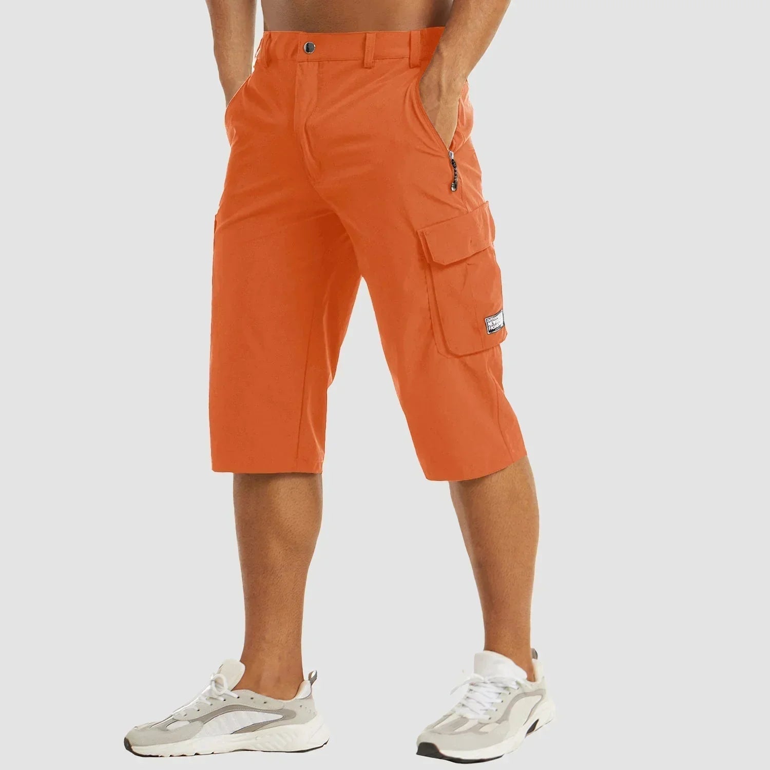 Quick-Drying Cargo Shorts for Active Men with Multiple Pockets