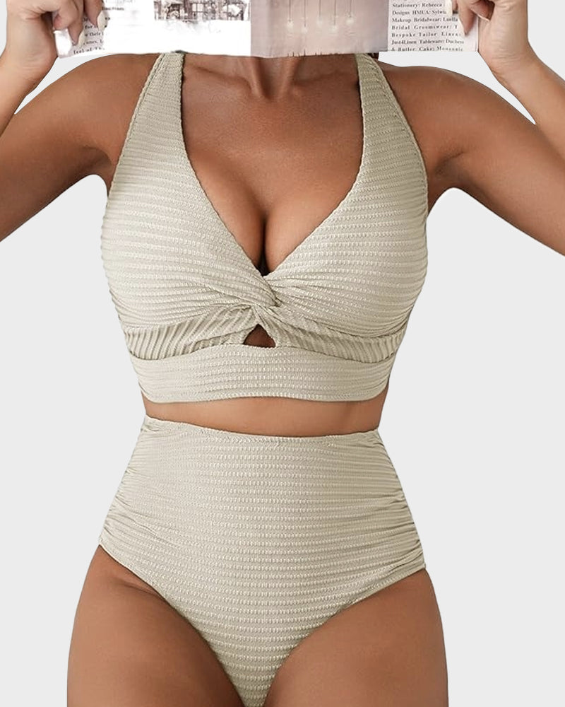 Timeless Collection | High Waisted Bikini Set with Flattering Fit | Stylish Swimwear for Confidence