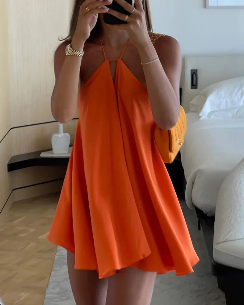 Zinnia Off-Shoulder Hollow Out Summer Dress