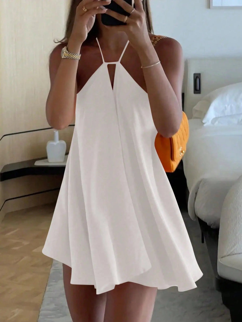 Zinnia Off-Shoulder Hollow Out Summer Dress