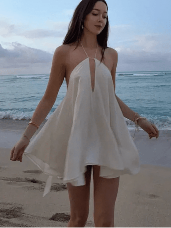 Zinnia Off-Shoulder Hollow Out Summer Dress