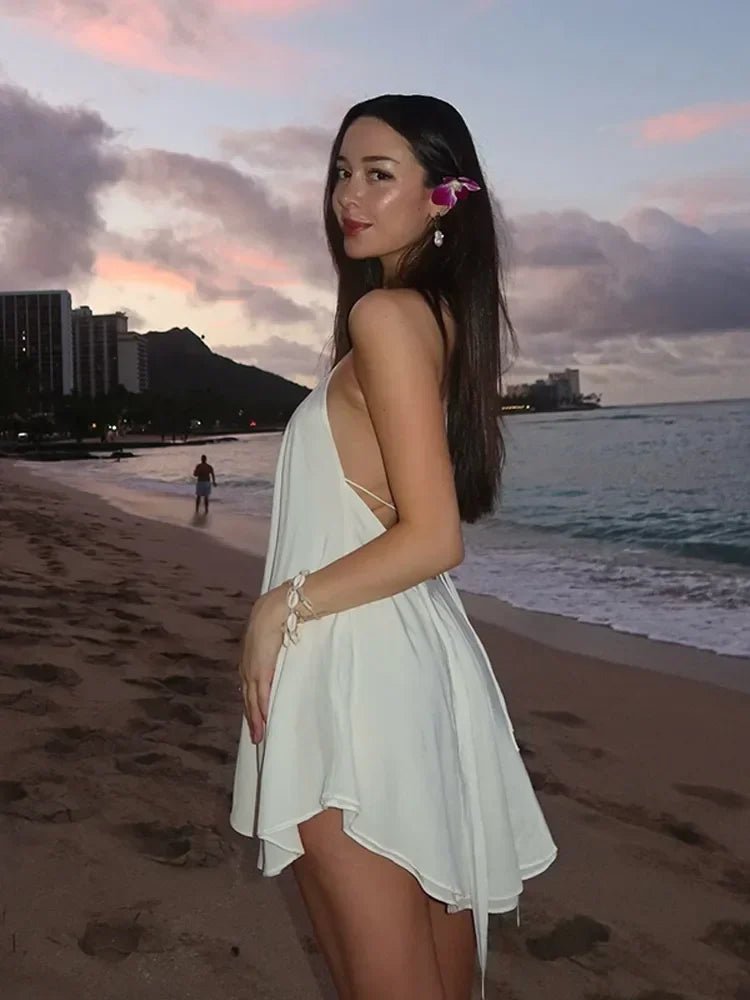 Zinnia Off-Shoulder Hollow Out Summer Dress